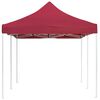 vidaXL Party Tent Wine Red Aluminum alloy, Oxford fabric with PVC coating