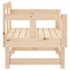 vidaXL Garden Chair Natural wood Solid pine wood Standard Modular