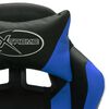 vidaXL Racing Chair Blue and Black