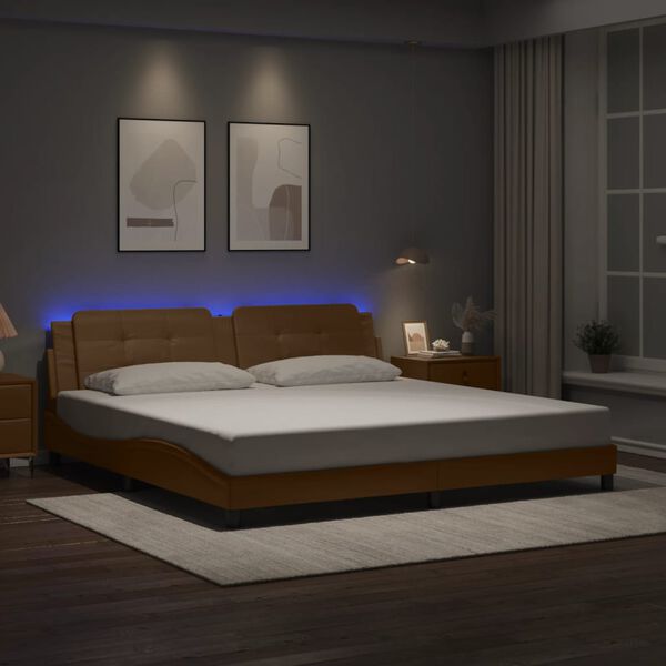 vidaXL Bed Frame Cappuccino