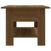 vidaXL Coffee Table Brown Oak Engineered Wood 40.2 in x 21.7 in x 16.5 in