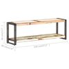 vidaXL TV Stand 47.2"x11.8"x15.7" Solid Wood Reclaimed