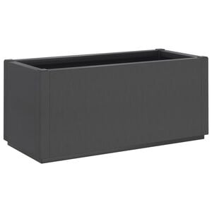 vidaXL Garden Planter Dark Grey Polypropylene Standard Garden Planter