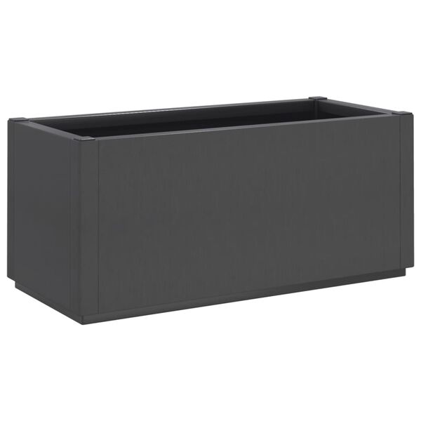vidaXL Garden Planter Dark Grey Polypropylene Standard Garden Planter
