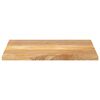 vidaXL Table Top Natural wood Solid mango wood 31.5x27.6x1.0 in Tabletop