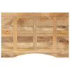 vidaXL Desk Top Solid rough mango wood 39.4x23.6 in Desk Top Rectangular
