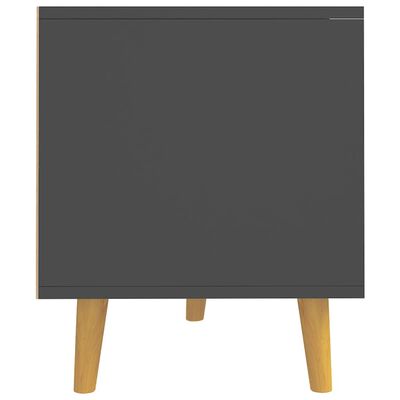 vidaXL TV Cabinet Gray 35.4"x15.7"x19.1" Engineered Wood
