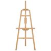 vidaXL Easel Stand 21.1x37.4x50.0" Solid Wood Pine