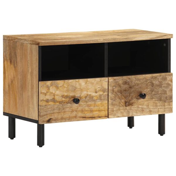 vidaXL TV Cabinet Natural mango wood Solid mango wood, iron, engineered wood