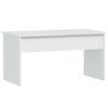 vidaXL Coffee Table White Engineered wood Medium-sized