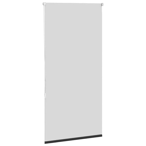 vidaXL Roller Blind Black Polyester, Aluminum 31.5 x 68.9 in