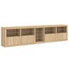vidaXL Sideboard Sonoma Oak Engineered Wood Large Sideboard