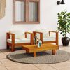 vidaXL Garden Lounge Set Cream White, Teak Look
