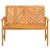 vidaXL Garden Bench Natural wood finish Solid Acacia wood