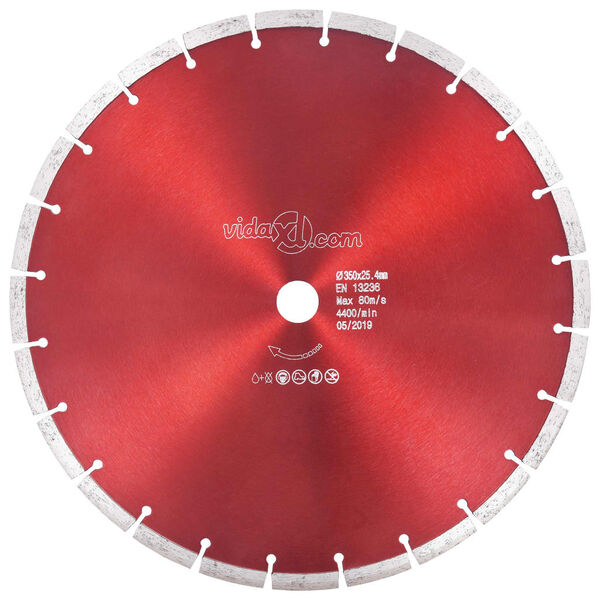 vidaXL Diamond Cutting Disc Steel 13.78 "