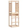 vidaXL Play Tower Natural Pine Solid Pine Wood Standard Durable