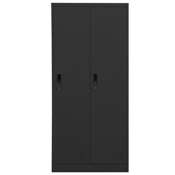 vidaXL Wardrobe Anthracite Steel