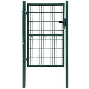 vidaXL 2D Fence Gate (Single) Green 39.4x47.2"