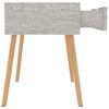 vidaXL Bedside Cabinet Concrete grey Engineered wood Medium