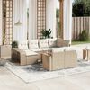 vidaXL Garden Sofa Set Beige