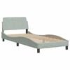 vidaXL Bed Frame Light Grey