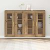 vidaXL Wall Cabinets 2 pcs Artisan Oak 27.36 x 13.39 x 35.43 in