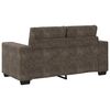 vidaXL Sofa 2 pcs Dark Grey Fabric