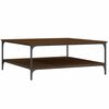 vidaXL Coffee Table Brown Oak Engineered Wood Large Coffee Table