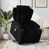 vidaXL Electric Stand Up Massage Recliner Chair Black Fabric