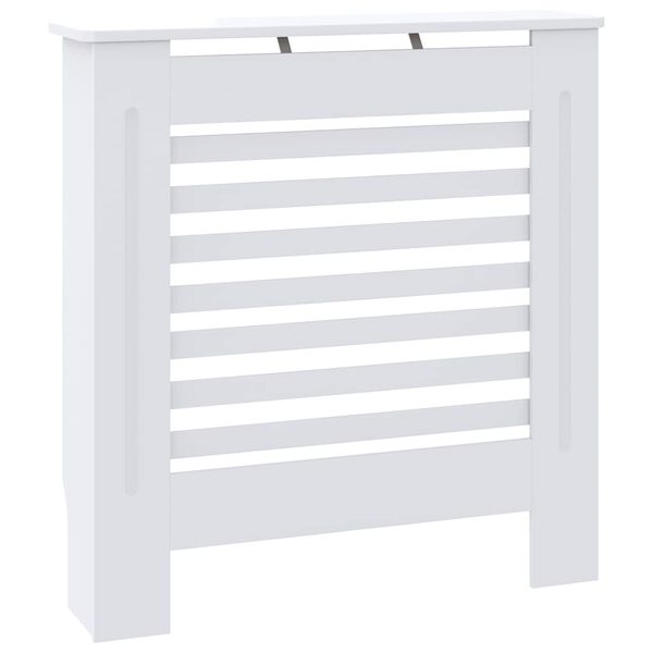 vidaXL MDF Radiator Cover White 30.7"