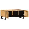 vidaXL Coffee Table Brown Solid Mango Wood Medium Coffee Table