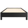 vidaXL Bed Frame Black Faux leather, Plywood, Engineered wood Twin XL