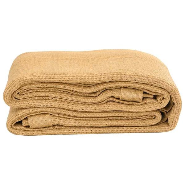 vidaXL Tent Carpet Sand 98.4x196.9" HDPE