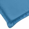 vidaXL Lowback Chair Cushion Set of 6 Melange blue 100% polyester