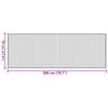 vidaXL Rug Brown Bamboo, Polypropylene 27.6x78.7 in Rug Rectangular