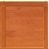 vidaXL Barn Door Wax Brown 31.5x81.9" Solid Wood Pine