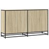 vidaXL Sideboard Sonoma oak Engineered wood and metal Sideboard