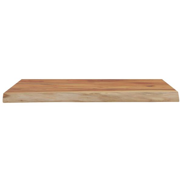 vidaXL Wall Shelf Natural wood Solid Acacia wood 19.7 x 15.7 in