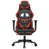 vidaXL Gaming Chair Black and Red