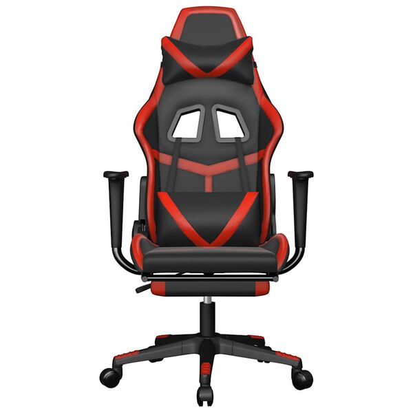 vidaXL Gaming Chair Black and Red