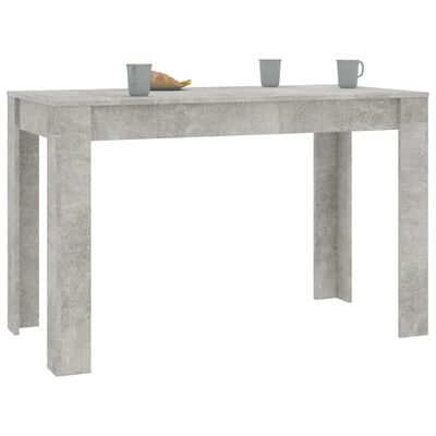 vidaXL Dining Table Concrete Gray 47.2"x23.6"x29.9" Engineered Wood
