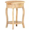 vidaXL Side Table 14.6"x14.6"x24" Solid Mango Wood