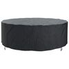 vidaXL Outdoor Furniture Cover Black 279 x 279 x 105 cm 600D fabric