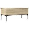 vidaXL Coffee Table Sonoma oak Engineered wood, metal