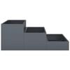 vidaXL Garden Planter Anthracite 35.43 x 35.43 x 13.78 in