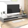 vidaXL Monitor Stand Gray Sonoma 39.4"x9.4"x5.1" Engineered Wood