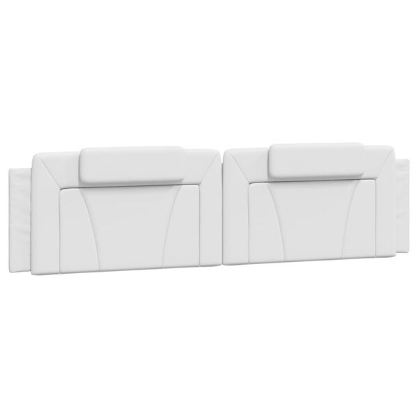 vidaXL Headboard Cushion White