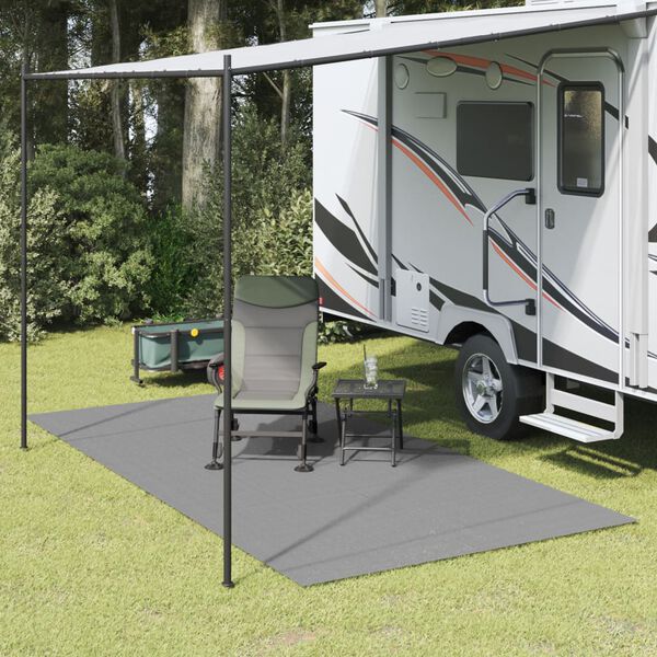 vidaXL Tent Carpet Anthracite 13.1x6.6'