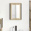 vidaXL Bathroom Mirror Cabinet Brown 42 x 12 x 60 cm Engineered wood