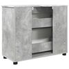 vidaXL Bathroom Cabinet Concrete Grey 30.12 x 13.78 x 25.20 in